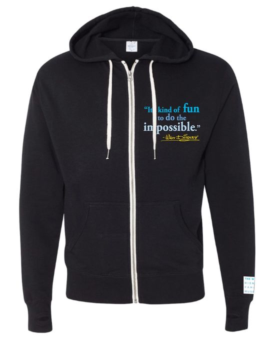 WDFM Impossible Quote Sweatshirt The Walt Disney Family Museum